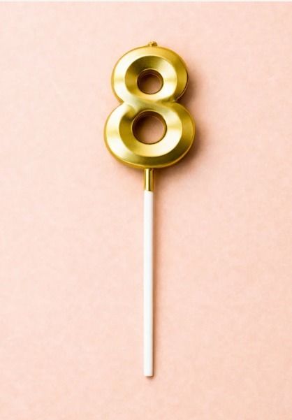 Number Candle "8"