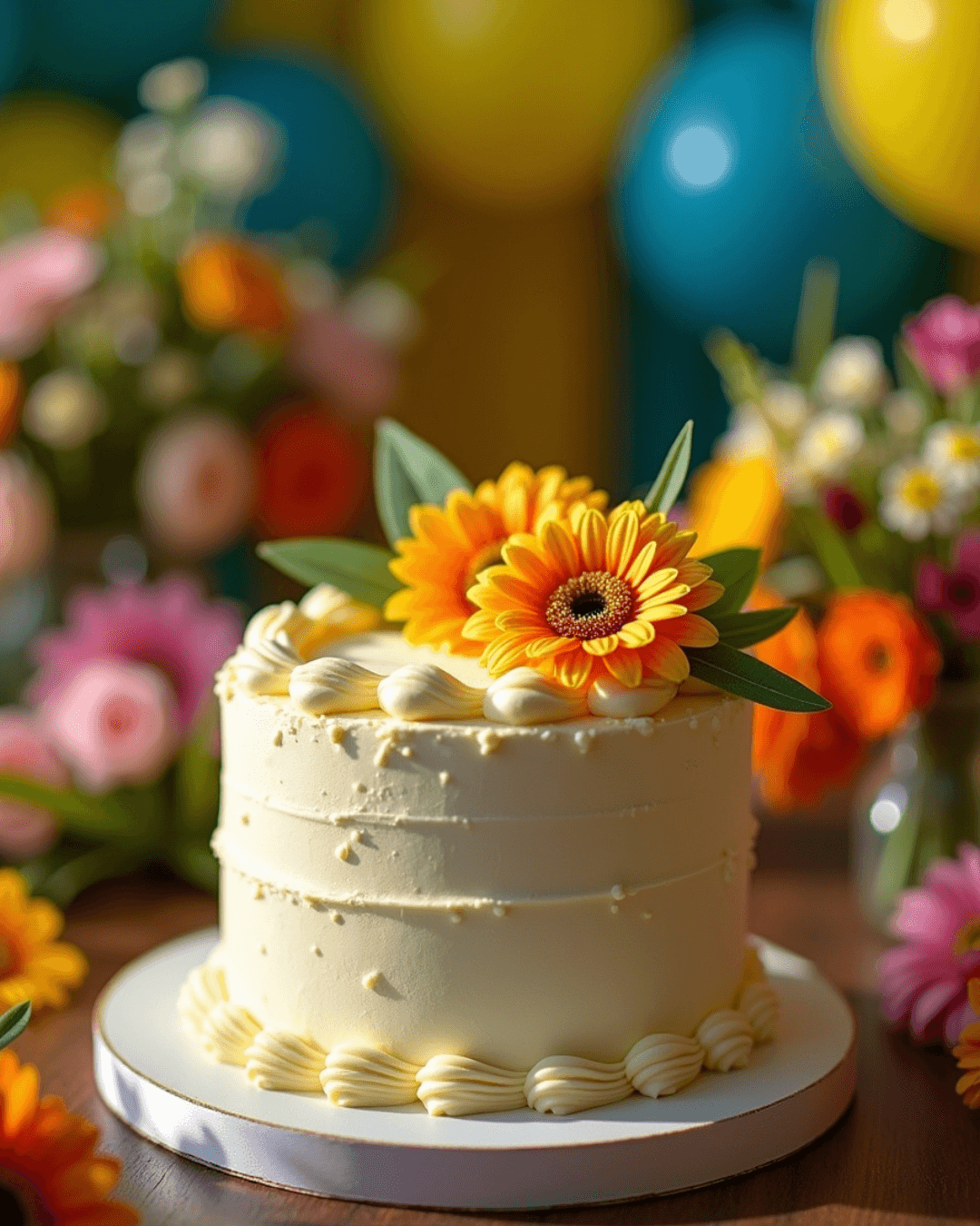 Sunny Blossom Fruit Cake 1200 Gram
