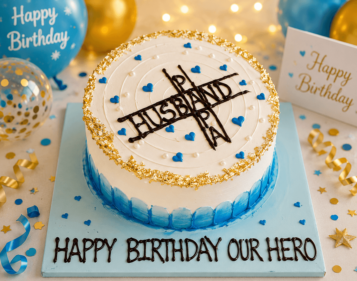 Hero Tribute Celebration Cake 1 Kg Chocolate flavor