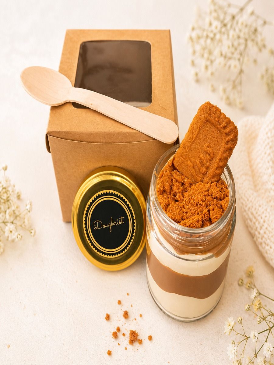 Biscoff Cheese Jar Cake