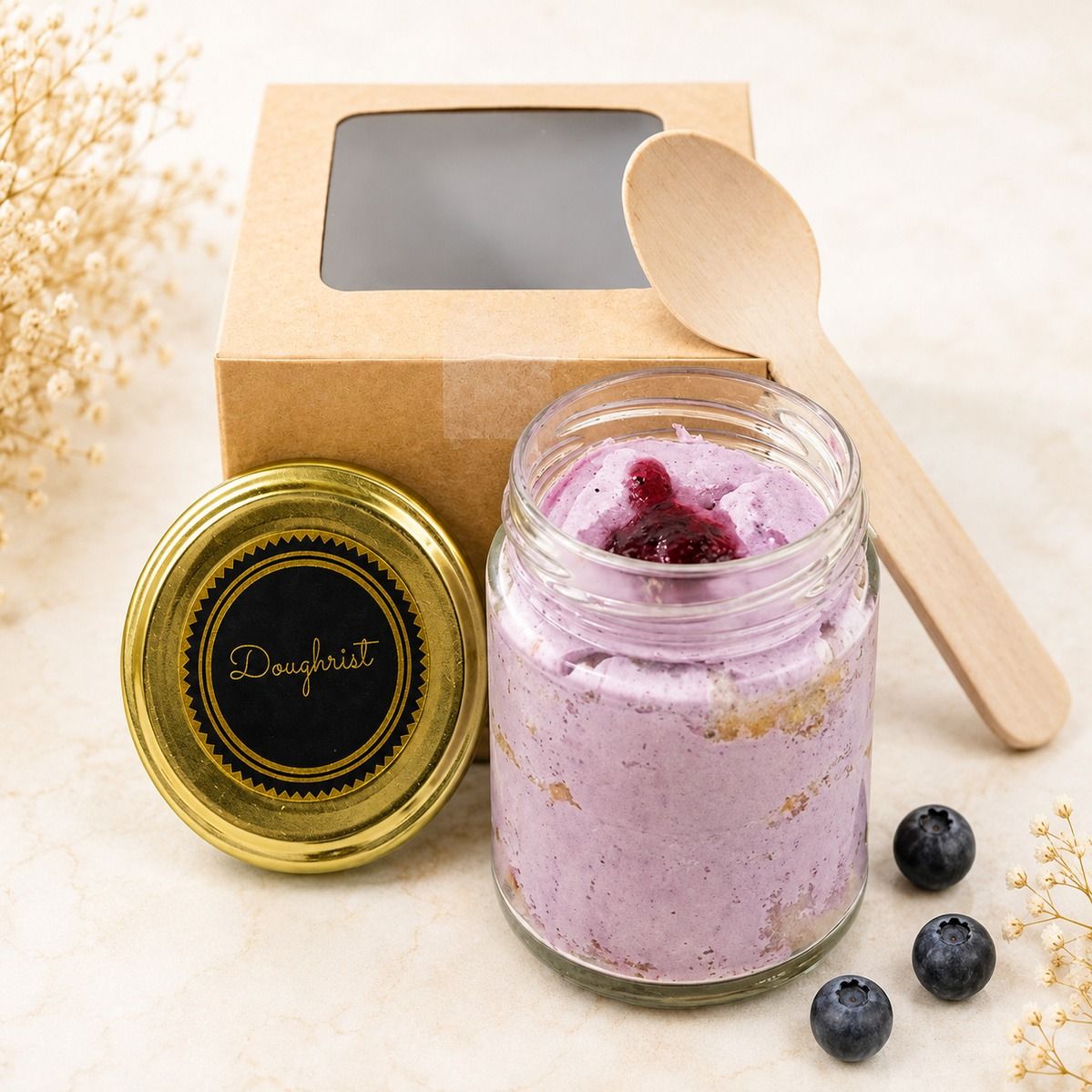 Blueberry Jar Cake (150 Gram)