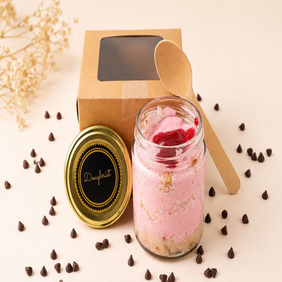 Strawberry Jar cake 150 Ml