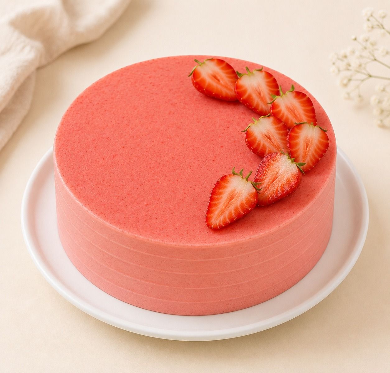 Decadent Strawberry Cake 700 Gram
