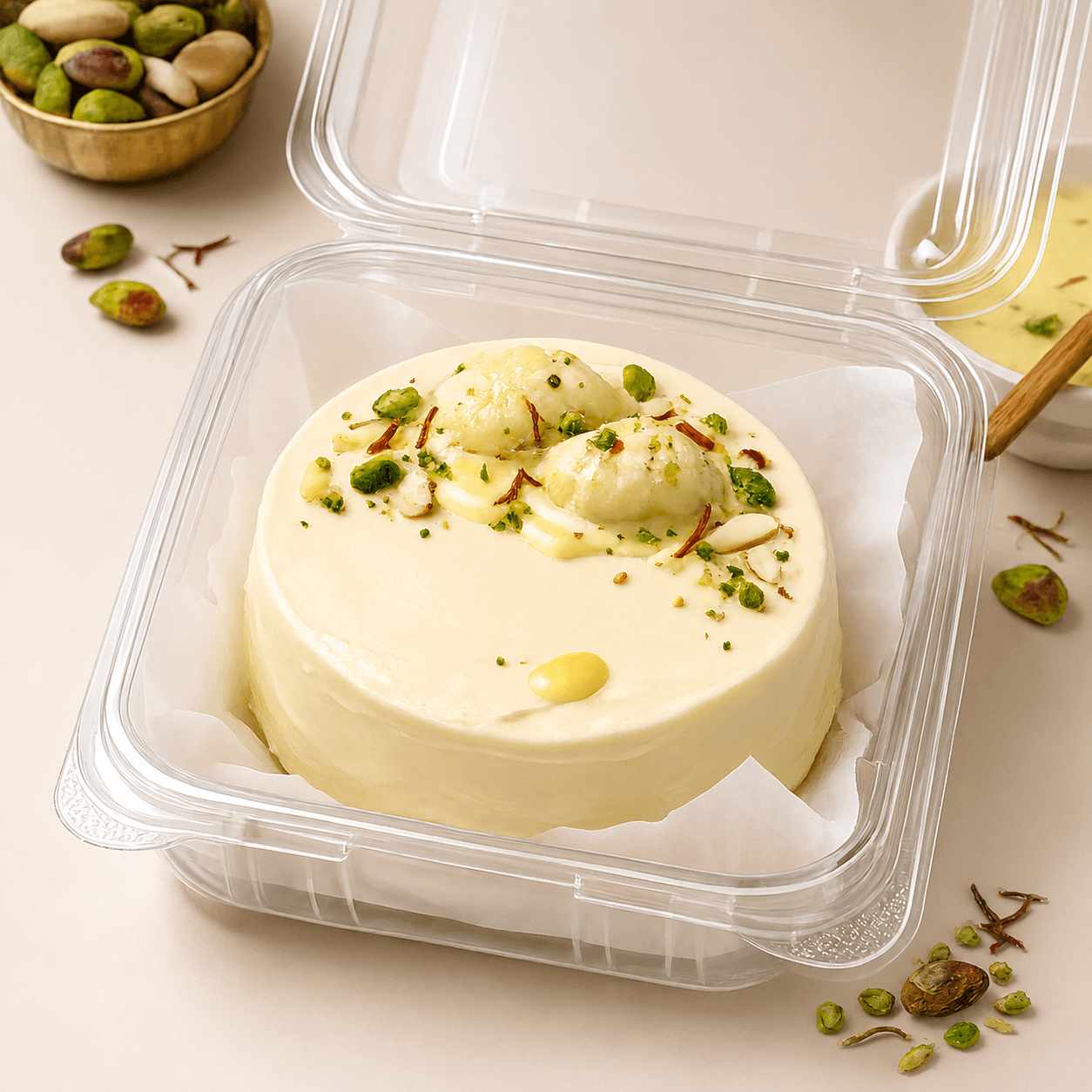 Royal Rasmalai Bento Cake