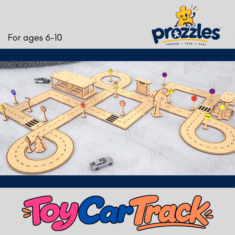 Toy Race Track Jig Saw Puzzle