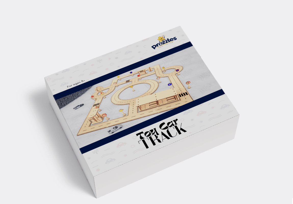 Toy Race Track Jig Saw Puzzle - image 1