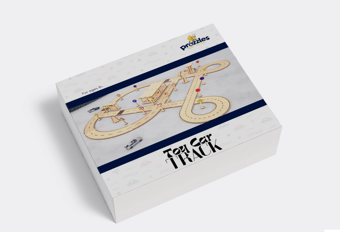 Toy Race Track Jig Saw Puzzle - image 1