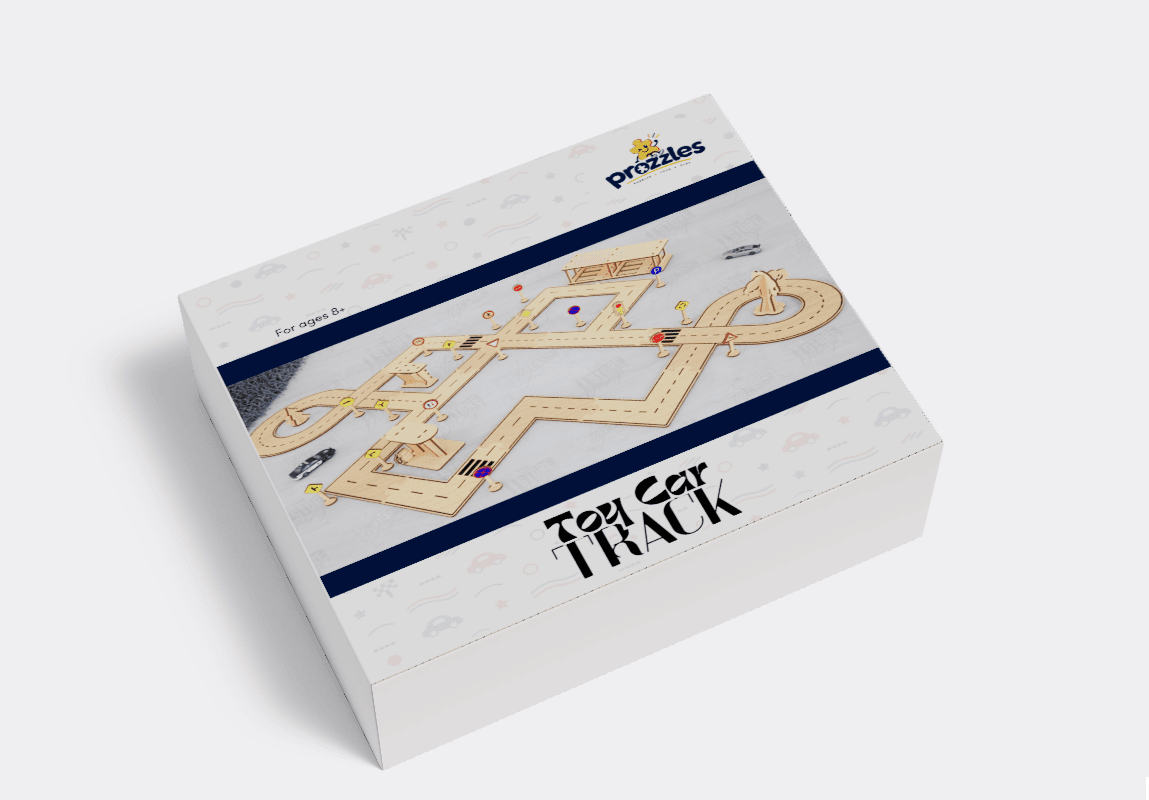 Toy Race Track Jig Saw Puzzle - image 1