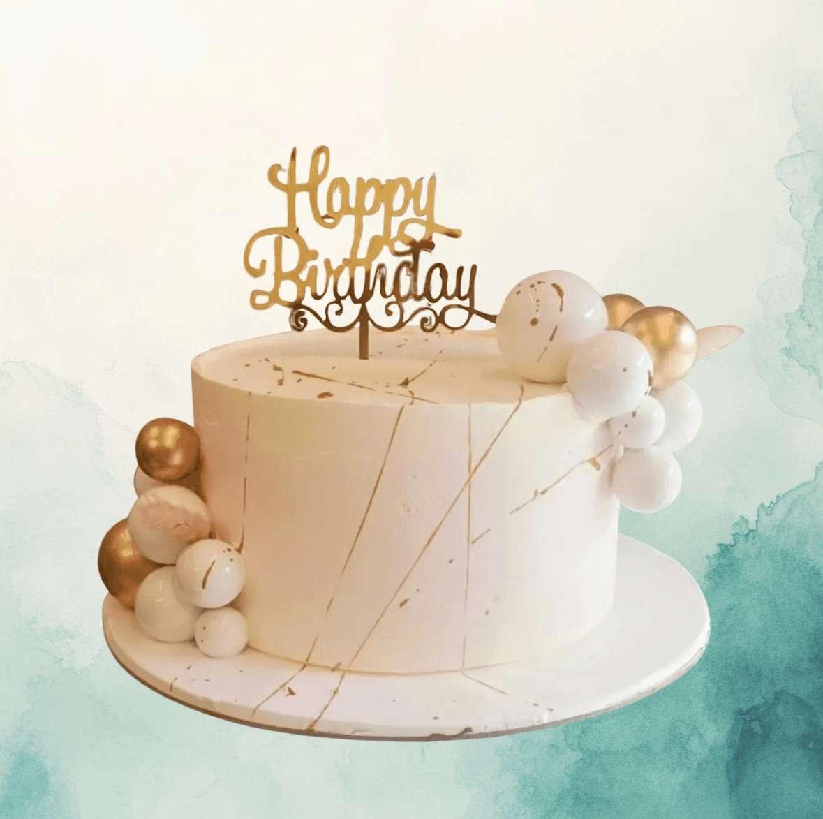 Golden Elegance Chocolate Cake 1200 Gram