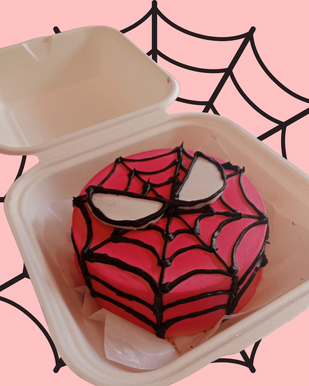 Spiderman bento cake