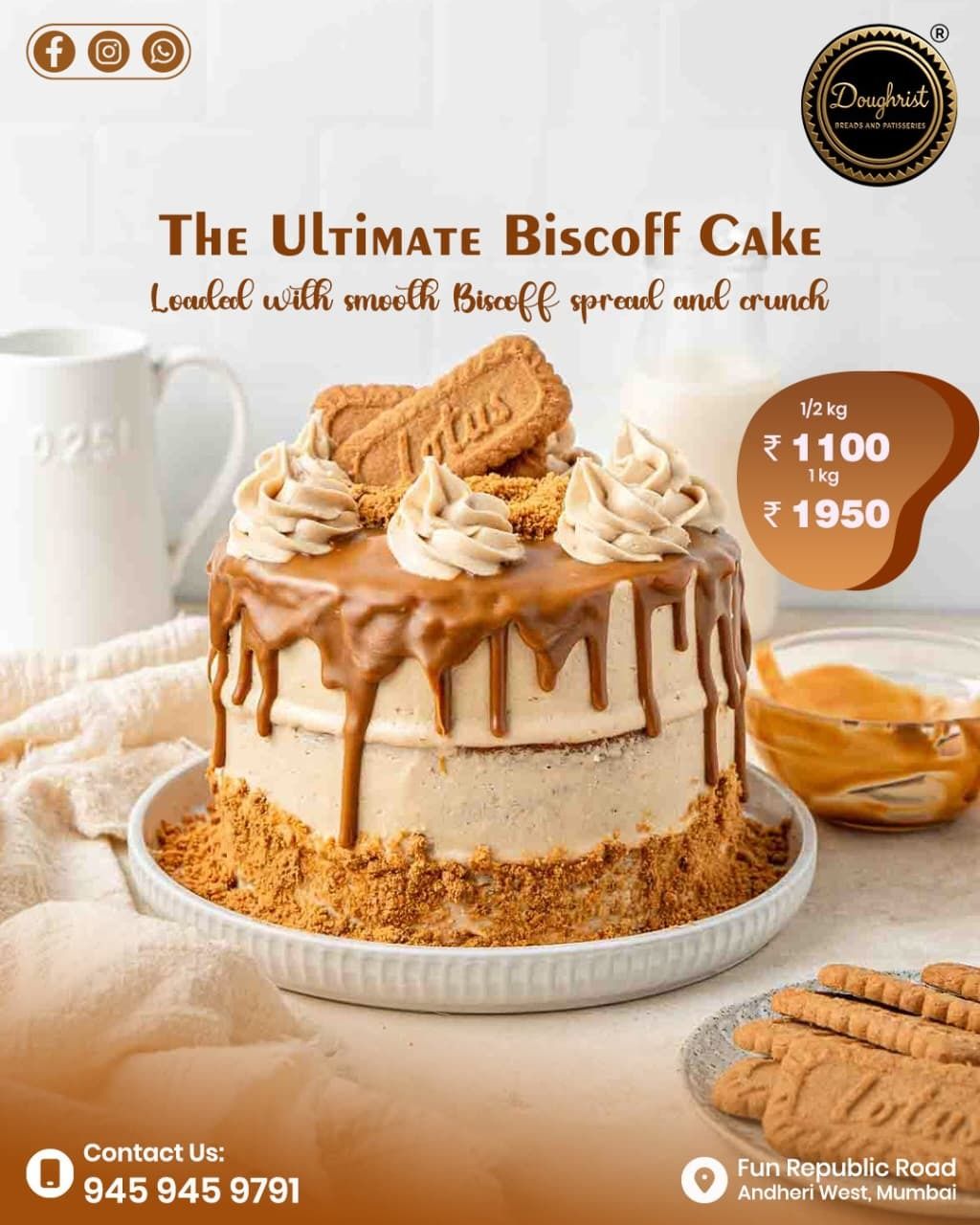 The Ultimate biscoff cake