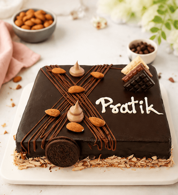 Signature Chocolate Truffle Almond Cake 2 Kg