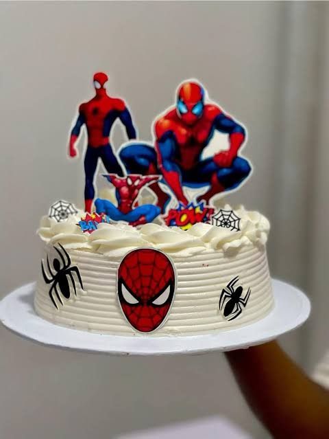 Spidey Chocolate Cream Cake