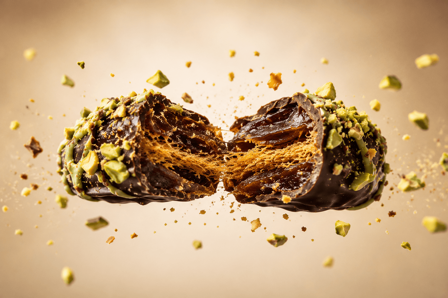 Kunafa Pistachio Chocolate Dates - image 2